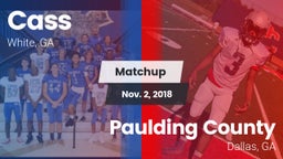 Matchup: Cass vs. Paulding County  2018