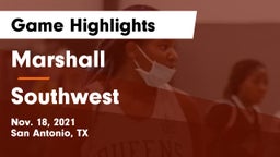 Marshall  vs Southwest Game Highlights - Nov. 18, 2021
