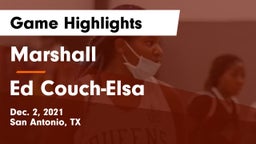 Marshall  vs Ed Couch-Elsa Game Highlights - Dec. 2, 2021