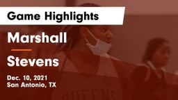 Marshall  vs Stevens  Game Highlights - Dec. 10, 2021