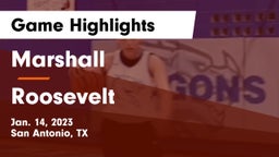 Marshall  vs Roosevelt  Game Highlights - Jan. 14, 2023