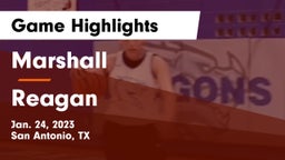Marshall  vs Reagan  Game Highlights - Jan. 24, 2023
