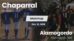 Matchup: Chaparral vs. Alamogordo  2016