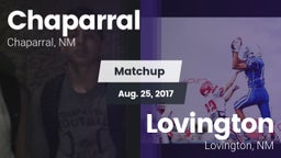 Matchup: Chaparral vs. Lovington  2017