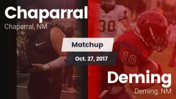 Matchup: Chaparral vs. Deming  2017