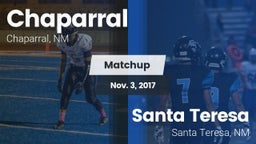 Matchup: Chaparral vs. Santa Teresa  2017