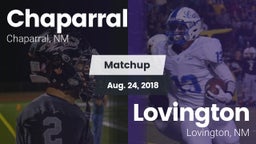 Matchup: Chaparral vs. Lovington  2018