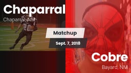 Matchup: Chaparral vs. Cobre  2018