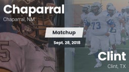 Matchup: Chaparral vs. Clint  2018