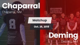Matchup: Chaparral vs. Deming  2018