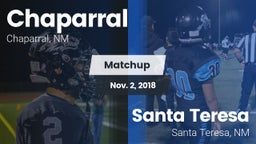 Matchup: Chaparral vs. Santa Teresa  2018
