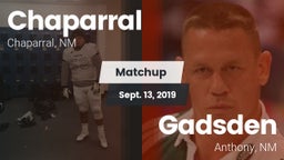 Matchup: Chaparral vs. Gadsden  2019