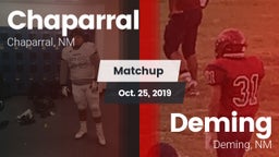 Matchup: Chaparral vs. Deming  2019