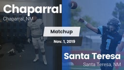 Matchup: Chaparral vs. Santa Teresa  2019