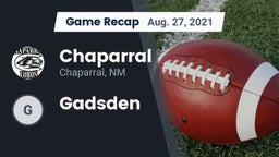 Recap: Chaparral  vs. Gadsden  2021