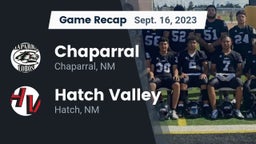 Recap: Chaparral  vs. Hatch Valley  2023
