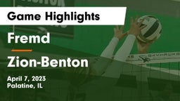 Fremd  vs Zion-Benton  Game Highlights - April 7, 2023