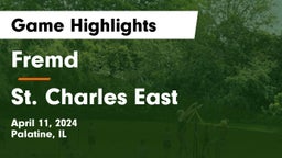 Fremd  vs St. Charles East  Game Highlights - April 11, 2024