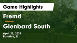 Fremd  vs Glenbard South  Game Highlights - April 25, 2024