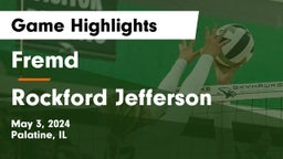 Fremd  vs Rockford Jefferson  Game Highlights - May 3, 2024