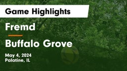 Fremd  vs Buffalo Grove Game Highlights - May 4, 2024