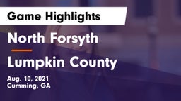 North Forsyth  vs Lumpkin County  Game Highlights - Aug. 10, 2021