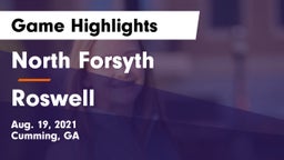 North Forsyth  vs Roswell  Game Highlights - Aug. 19, 2021