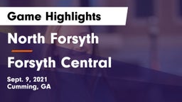 North Forsyth  vs Forsyth Central  Game Highlights - Sept. 9, 2021