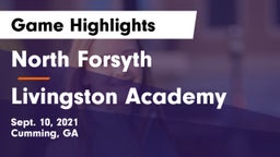 North Forsyth  vs Livingston Academy Game Highlights - Sept. 10, 2021