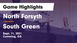 North Forsyth  vs South Green  Game Highlights - Sept. 11, 2021