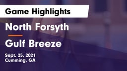 North Forsyth  vs Gulf Breeze Game Highlights - Sept. 25, 2021