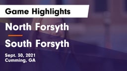 North Forsyth  vs South Forsyth  Game Highlights - Sept. 30, 2021