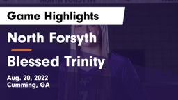 North Forsyth  vs Blessed Trinity  Game Highlights - Aug. 20, 2022