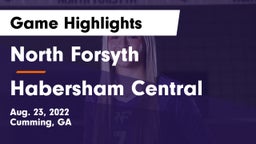 North Forsyth  vs Habersham Central Game Highlights - Aug. 23, 2022