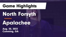North Forsyth  vs Apalachee  Game Highlights - Aug. 30, 2022