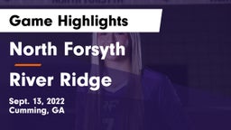 North Forsyth  vs River Ridge  Game Highlights - Sept. 13, 2022