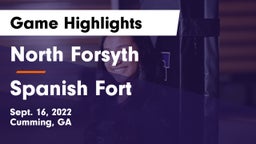 North Forsyth  vs Spanish Fort  Game Highlights - Sept. 16, 2022