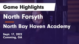 North Forsyth  vs North Bay Haven Academy Game Highlights - Sept. 17, 2022