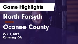 North Forsyth  vs Oconee County  Game Highlights - Oct. 1, 2022