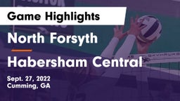 North Forsyth  vs Habersham Central Game Highlights - Sept. 27, 2022