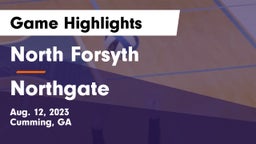 North Forsyth  vs Northgate Game Highlights - Aug. 12, 2023