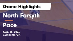 North Forsyth  vs Pace Game Highlights - Aug. 16, 2023