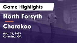North Forsyth  vs Cherokee  Game Highlights - Aug. 31, 2023