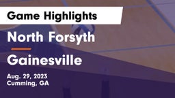 North Forsyth  vs Gainesville  Game Highlights - Aug. 29, 2023