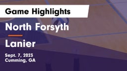 North Forsyth  vs Lanier Game Highlights - Sept. 7, 2023