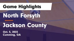 North Forsyth  vs Jackson County  Game Highlights - Oct. 5, 2023