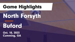 North Forsyth  vs Buford Game Highlights - Oct. 10, 2023