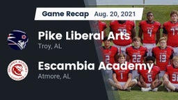 Recap: Pike Liberal Arts  vs. Escambia Academy  2021