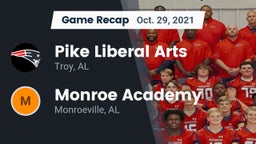 Recap: Pike Liberal Arts  vs. Monroe Academy  2021
