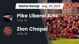 Recap: Pike Liberal Arts  vs. Zion Chapel  2023